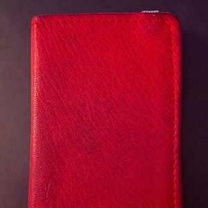 DodoCase folio for iPhone X in red leather